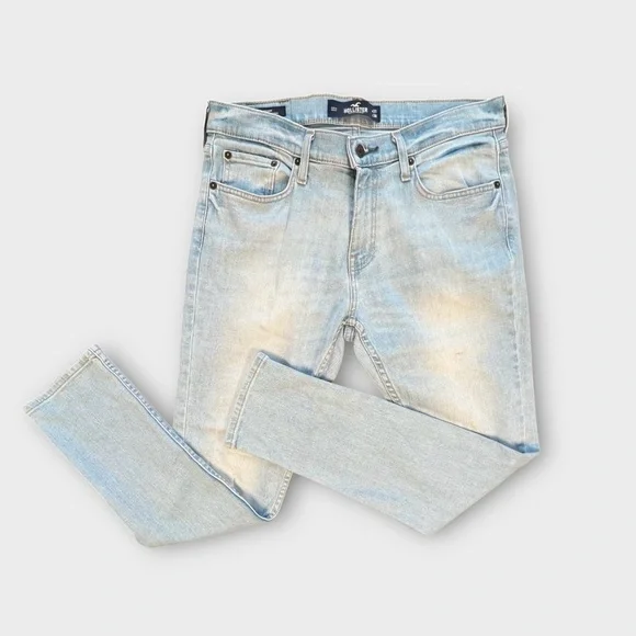 Hollister Skinny Jeans Light Wash Men’s W31 L30 Epic Flex Denim - Picture 4 of 7